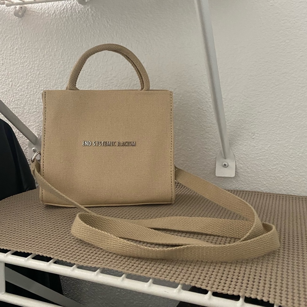 Brandon Blackwood End Systemic Racism Small Tote Bag (Brand New, Never Worn)